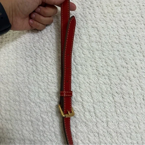 Dooney & Bourke Florentine Cameron Crossbody Red Leather - Picture 16 of 16